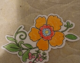 flower design magnet