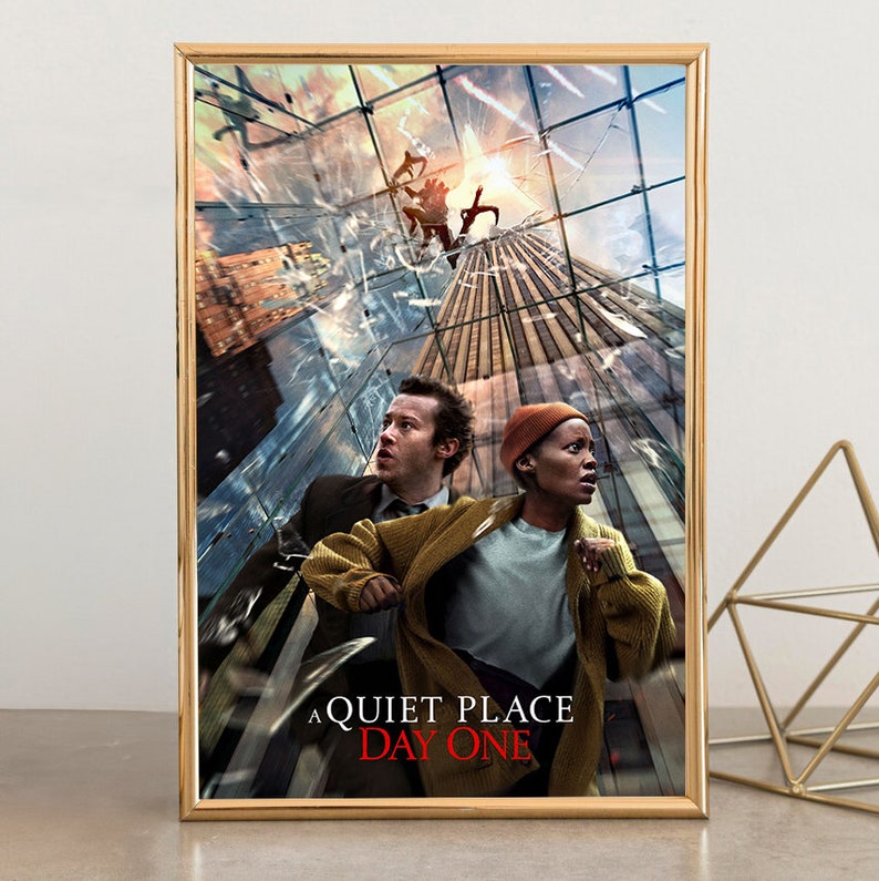 A quiet place day one movie posters art prints movie home decor wall