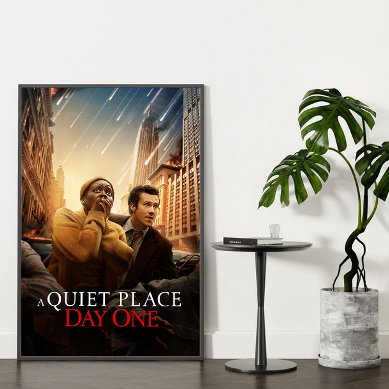 A quiet place day one movie posters art prints movie home decor wall