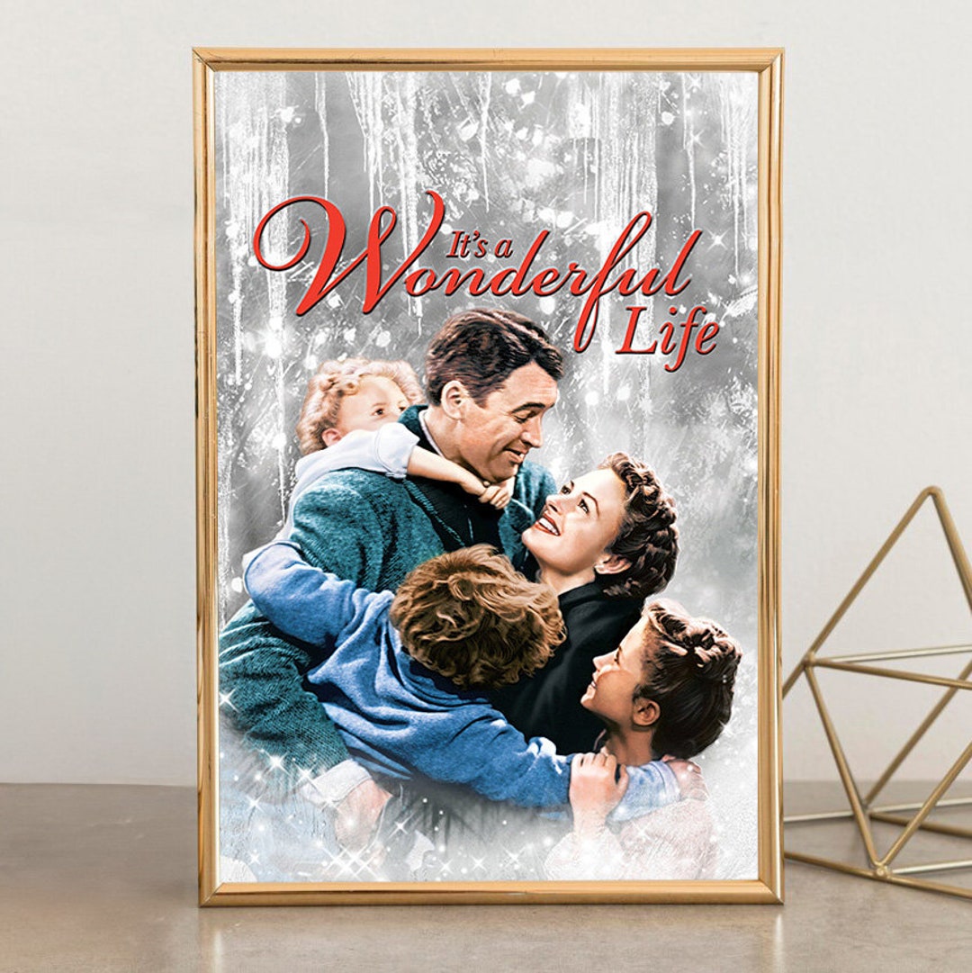 It's a Wonderful Life Movie Posters Art Prints Movie Home Decor Wall ...