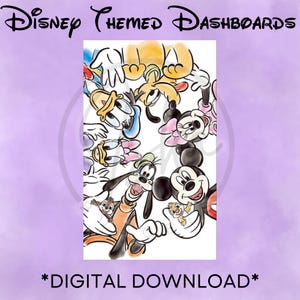 Fab 5 A6 / Panel personal / Carpeta de presupuesto / Descarga digital