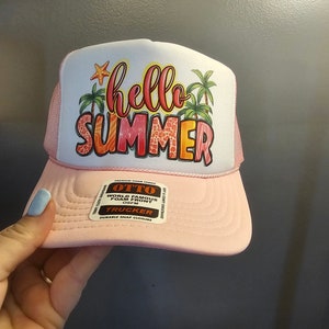 Foam trucker transfer Hat