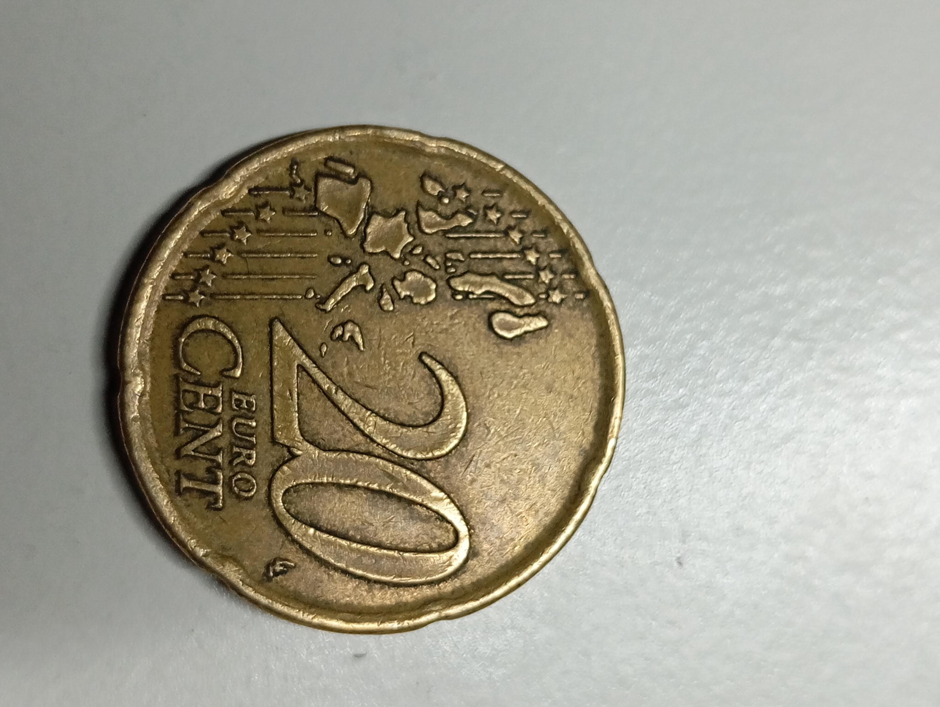 非常に珍しいコイン 20 セント スペイン 1999 - Etsy 日本