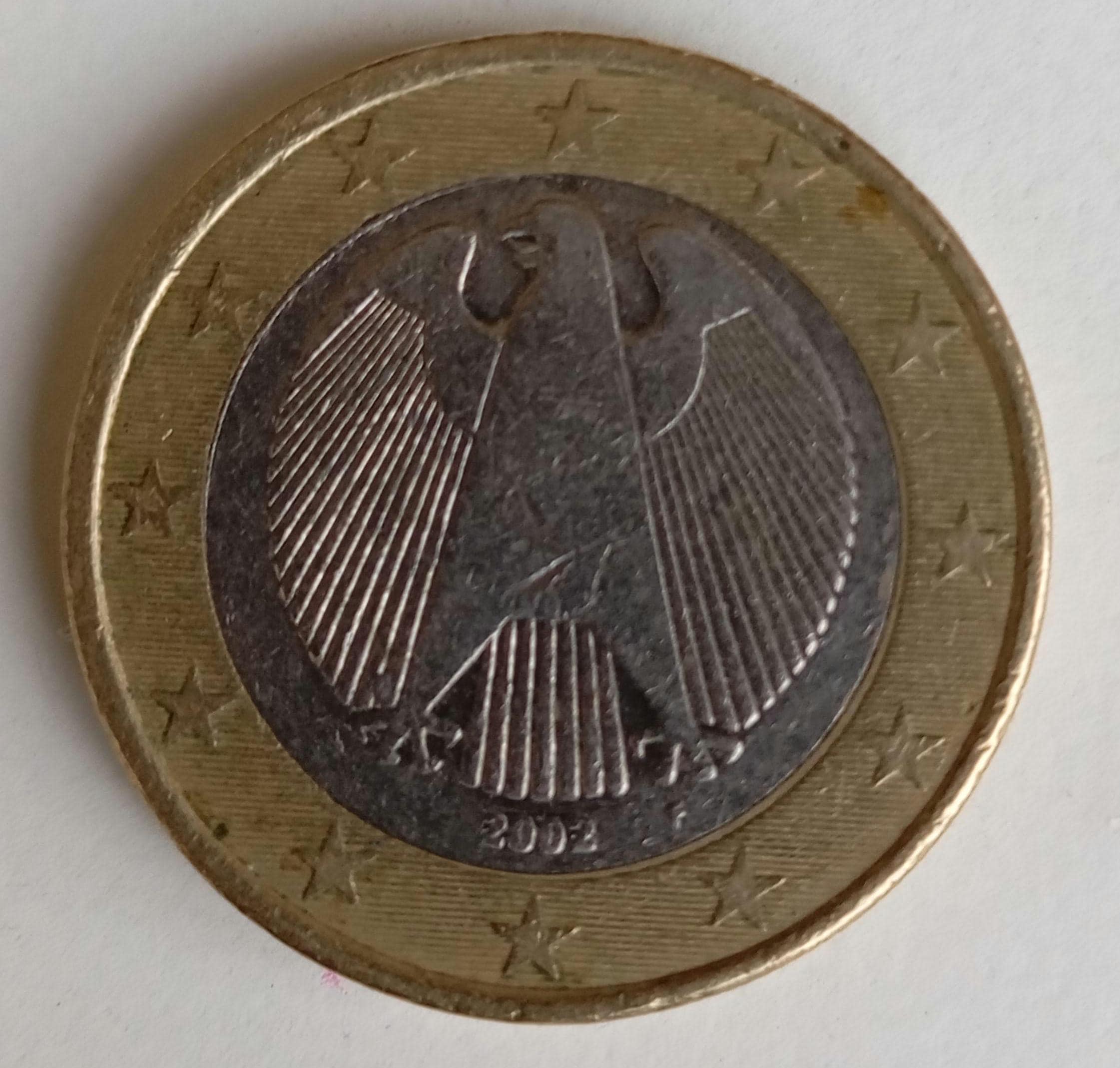 1 Euro Coin 2002 J - Etsy
