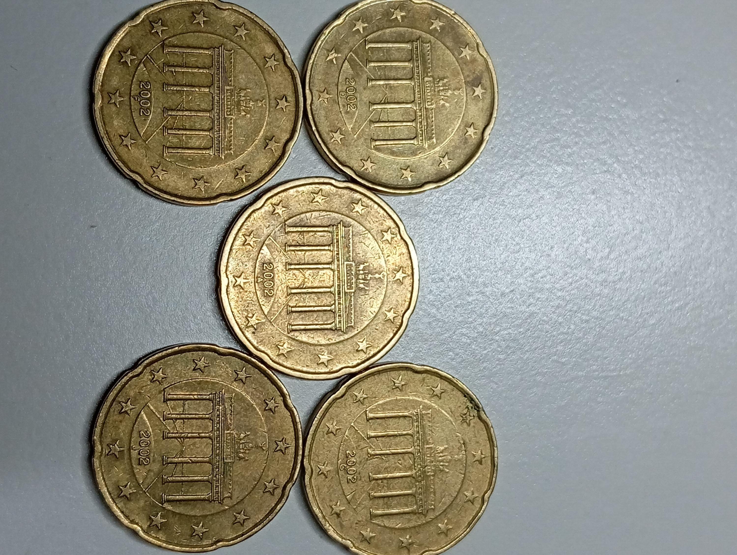 2002 d 20 euro cent - Etsy 日本