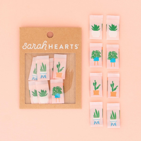 Houseplants Multipack Woven Labels - Sewing Woven Clothing T Houseplants Multipack Woven Labels - Sewing Woven Clothing T