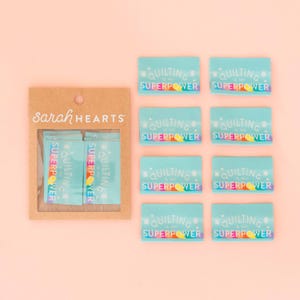 Quilting is My Superpower Sewing Labels - Quilt Tags