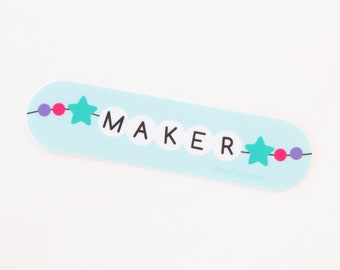 Sticker pour bracelet d'amitié Maker