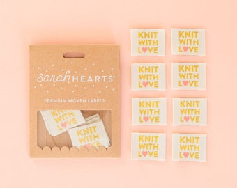 Knit with Love Woven Labels