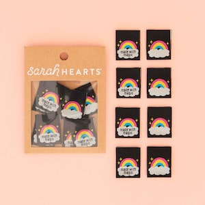 Made with Magic Sewing Labels - 8 Pack - Clothing and Quilt Tags