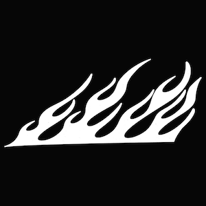 WINDOW FLAMES V2 STICKER