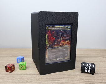 Commander Deck box with Token Tray and Life Tracker - MTG TCG Magic the Gathering