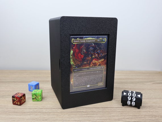 Commander Deck box with Token Tray and Life Tracker - MTG TCG Magic the Gathering