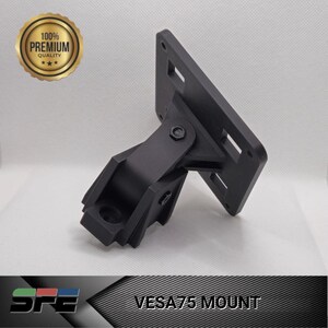 Vesa75 mount for aluminium cockpit