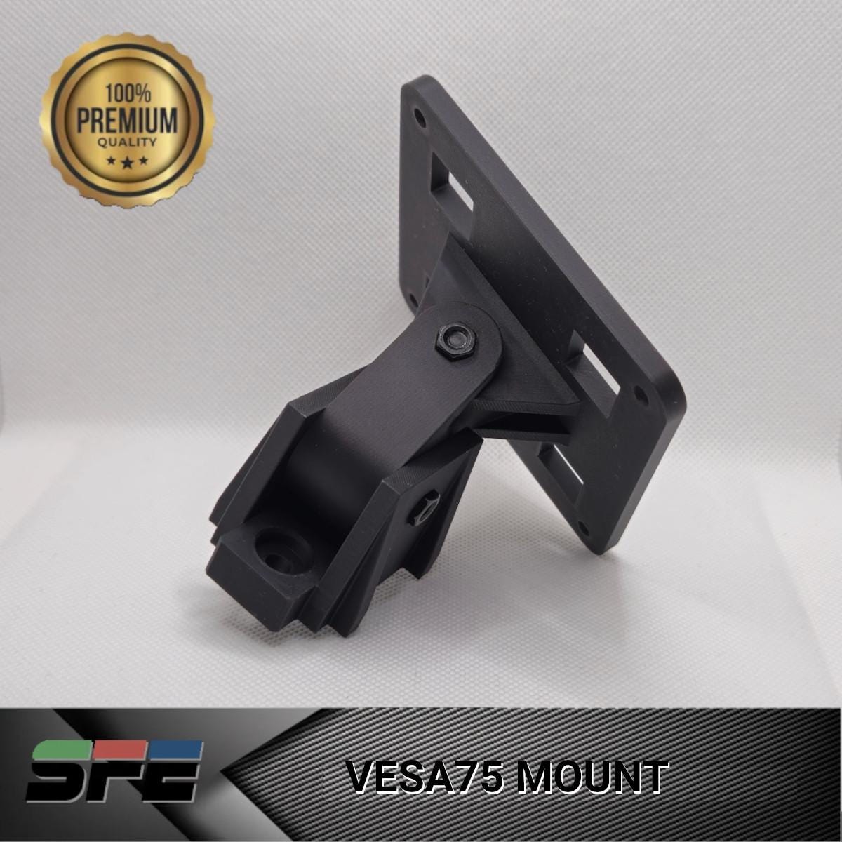 Vesa75 mount for aluminium cockpit