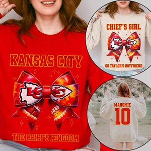 Kansas City Football Shirt, Custom Kansas City Football Fan Sweatshirt, Chief&#39;s Fan Football Sweatshirt, Football Lover Sweatshirt, Gifts