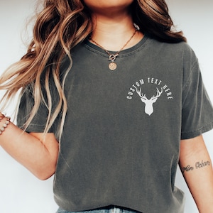 Custom Hunting Shirt, Deer Hunting Shirt, Deer Season Hunting Shirt, Deer Hunting Lover Gift, Deer Hunter Gift, Hunter Shirt Comfort Colors