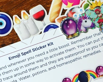 Emoji Spell Sticker Set