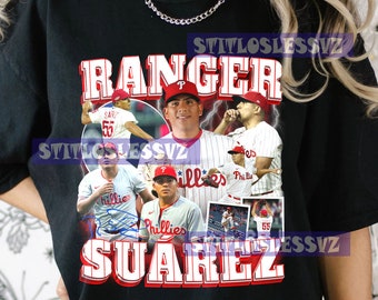 Vintage Ranger Suárez 90s Vintage Baseball Tshirt Bootleg Tee Vintage Design Graphic Tee, 90s Sweatshirt Hoodie Gift
