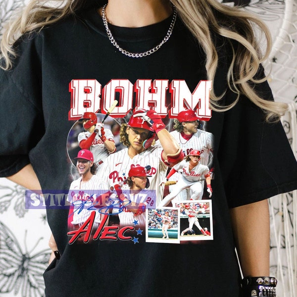 Alec Bohm T Shirt Lightweight Unisex Soft-Style Shirt for Philadelphia Baseball Fan Gift, 90s Sweatshirt Hoodie Gift