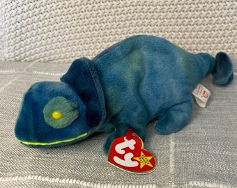 Rainbow MINT (incorrect fabric) - Ty Beanie Babies - Chameleon