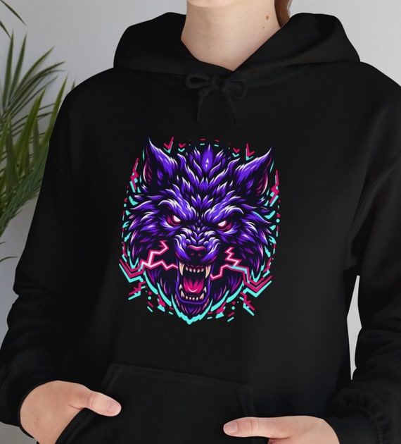 Sweat à Capuche Les Loups Sol Et Mani