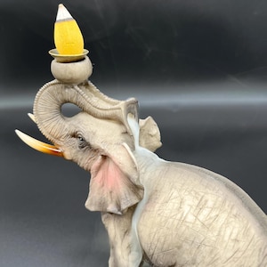 Elephant Backflow Incense Burner - Polyresin Home Decor Gift