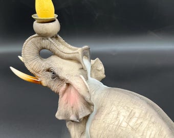 Elephant Backflow Incense Burner - Polyresin Home Decor Gift