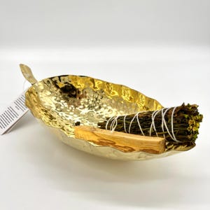Leaf Smudge Bowl, Sage Burner, Smudge Burner, Palo Santo Burner