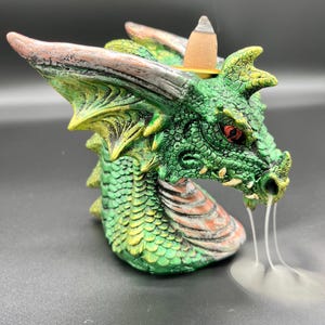 Dragon Backflow Incense Burner - Housewarming Gift - Home Decor - Unique Gift - Resin Backflow Incense Holder