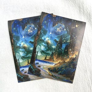 Oferta exclusiva! Capas para cartões com arte completa de paisagens - por tempo limitado, pacote com 100 folhas