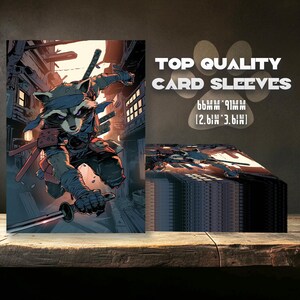 Pochettes pour cartes, Pochettes pour cartes raton laveur Alley Ninja, Pochettes détaillées et de grande qualité, Pochettes TCG