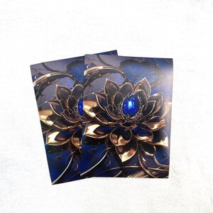 Offre exclusive ! Pochettes illustrées pleines de fleurs de lotus - Durée limitée uniquement, 100 feuilles par paquet