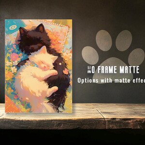 Pochettes pour cartes, pochettes pour paires de chats câlins, pochettes de qualité supérieure et détaillées, pochettes pour TCG