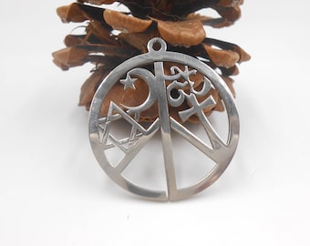 Stainless Steel Coexist symbol 1-5