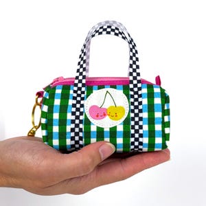 Cherry Friends - Tiny Duffle Kit - Applique, Ruby Star Society Fabric, sewing