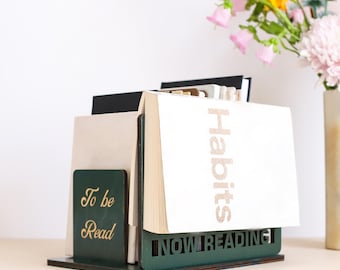 Personalized Christmas Gift Book Stand | Book Nook Holder | Mothers Day Gift | Gift for Mom | Gift for Wife | Christmas Gift for Grandma