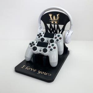 Customized Controller Stand, Birthday Gift ideas for Boyfriend, Unusual Anniversary gifts for men who have everything, Gamer Room Decor