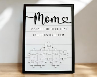 Personalized Mom Gift, Personalized Gift for Mom, Custom Gift for Mom, Mothers Day Gift, Gift from Son, Gift from Grandson Mom Birthday Gift