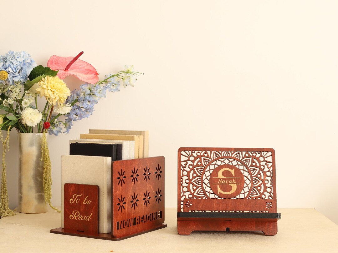 Book Accessories Set, Custom Book Stand and Phone, Tablet, Book Reading ...