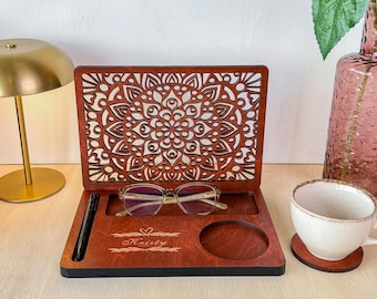 Gepersonaliseerde boekaccessoires, kerstcadeaus voor haar, aangepaste houten paginahouder voor boeken, kerstcadeau voor vriend, jubileumcadeau voor vrouw