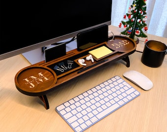 Estação de carregamento personalizada, perfeita como presente de aniversário para o melhor amigo, presente para homens no Dia dos Namorados, presente bacana para o pai e presente para os pais.