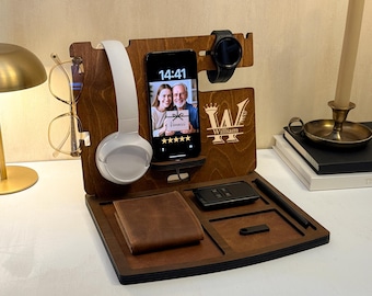 Gift Ideas for Dad,Docking Station,Christmas Gift,Charging Station,Gift for Men,Daddy Gift,Papa Gift,Dad Christmas Gift,Dad Gift Idea