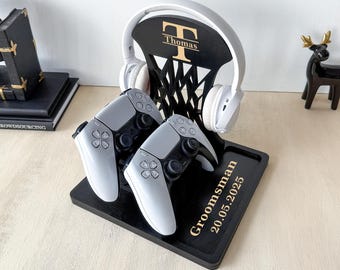 Groomsmen gifts - Gaming Controller Stand - Bachelor party gifts, Wedding Best man proposal, Groomsman proposal
