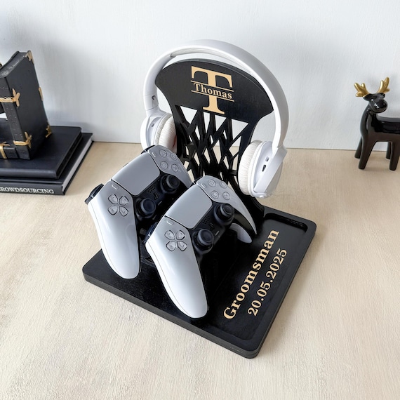 Groomsmen gifts - Gaming Controller Stand - Bachelor party gifts, Wedding Best man proposal, Groomsman proposal