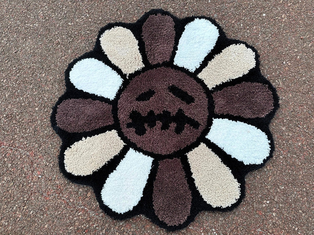 Muarkami Rug T Scott X Murakami Rug Tufted Murakami Carpet Anti Slip Smiley Flower ...