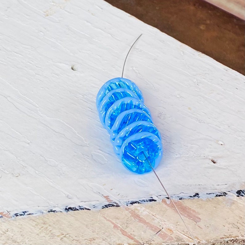 Periwinkle on Electric Blue HMB Studios Micro Puffs Set