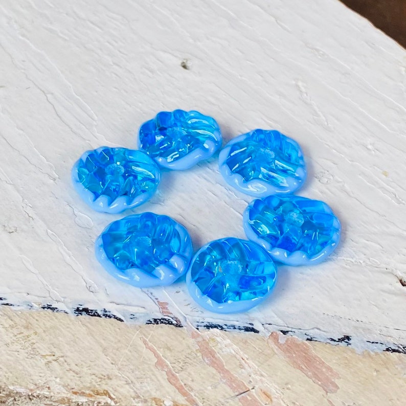 Periwinkle on Electric Blue HMB Studios Micro Puffs Set