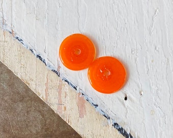 Textured Discs - Translucent Orange