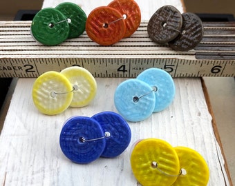 Textured DISCS - You Pick Your Color